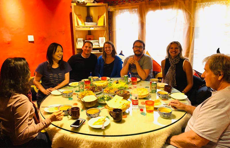 enjoy Tibetan food