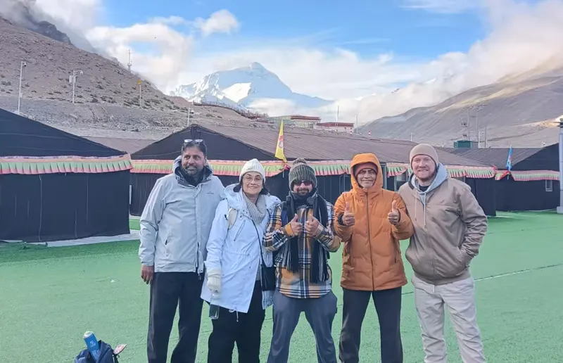 Everest Base Camp Temperature in September