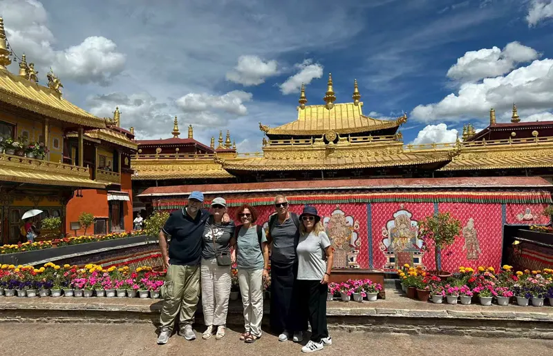 Jokhang Temple in August