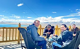 Resting by Lake Mansarovar