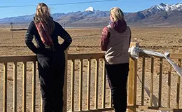 Looking out over Mount Kailash