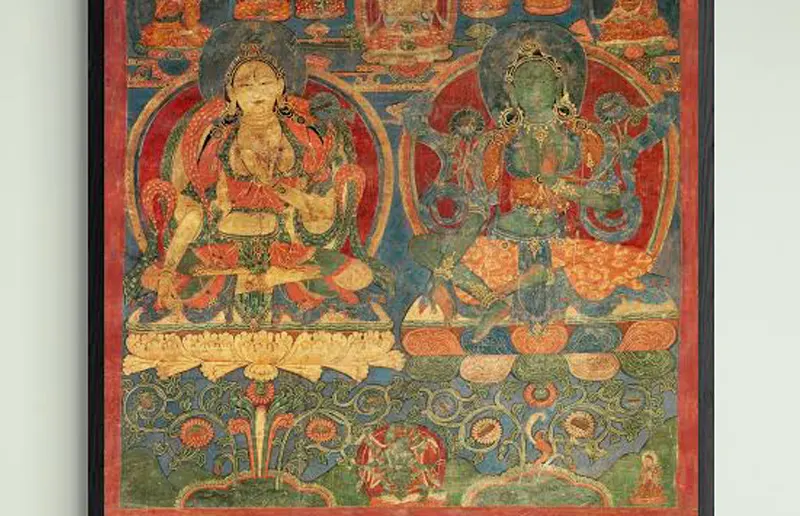 Tara (Green & White)