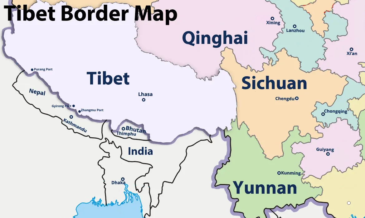 Tiber Border Map