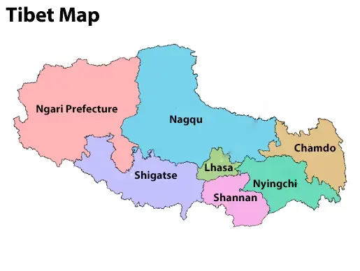 Tibet Map