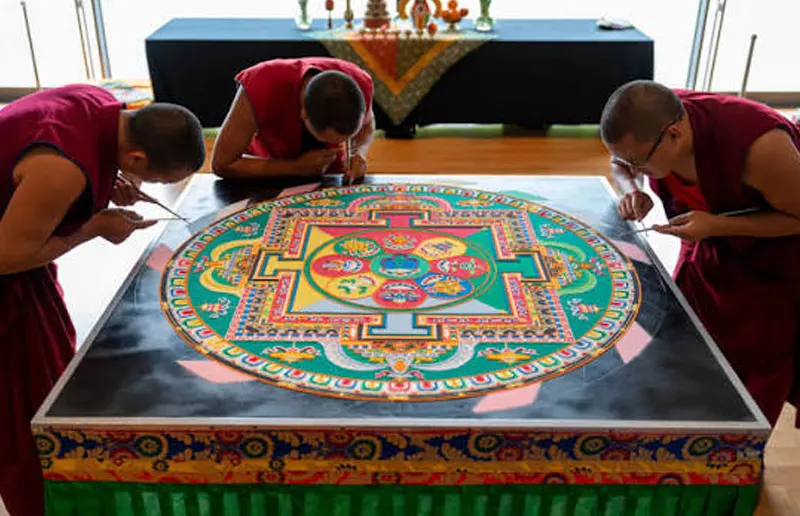 Tibetan Sand Mandala: Meaning, History & Creation Process