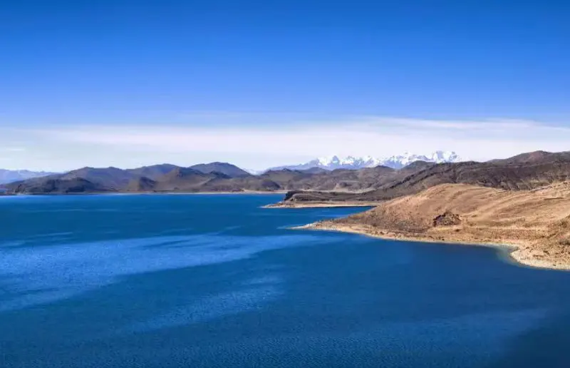 Yamdrok Lake weather in December