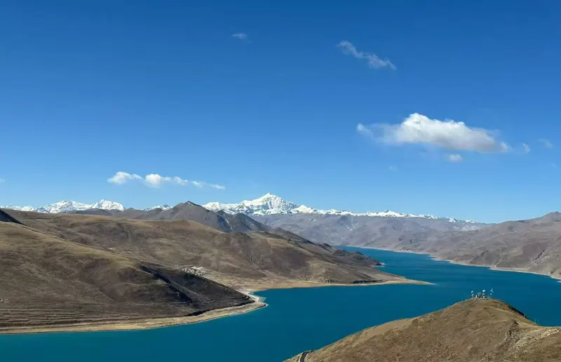 Yamdrok Lake weather in January