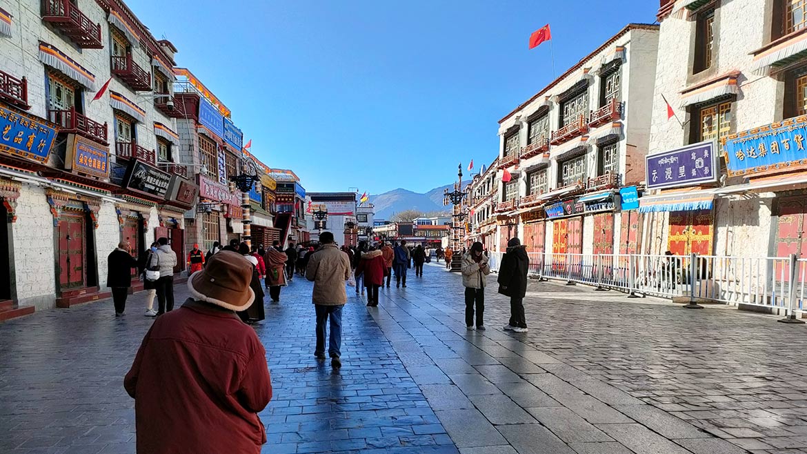 Barkhor Street Barkhor Street