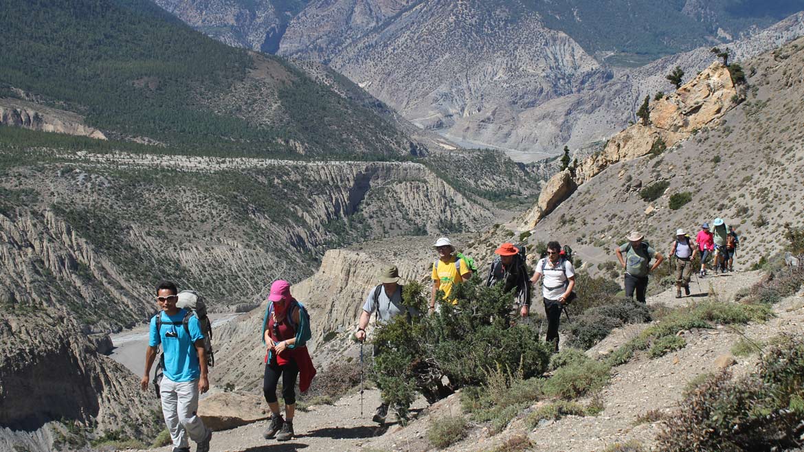 Trek from Ganden to Samye Monastery