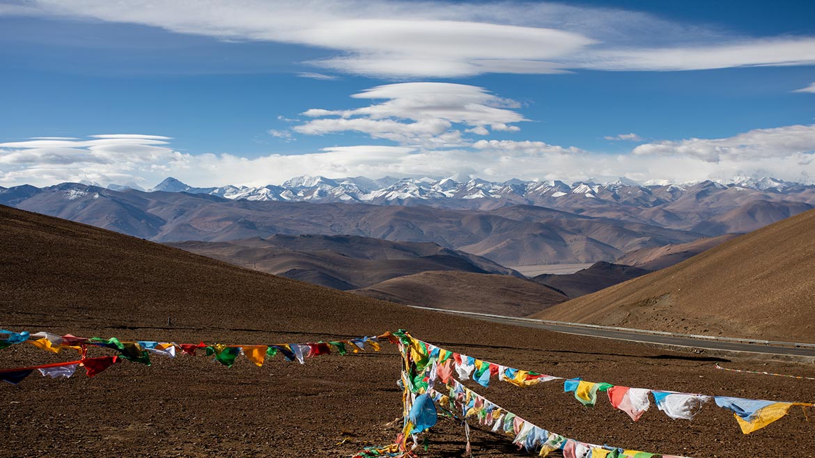 Panoramic View of Himalayan Mountains