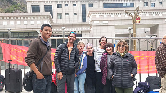Send off to Gyirong Border