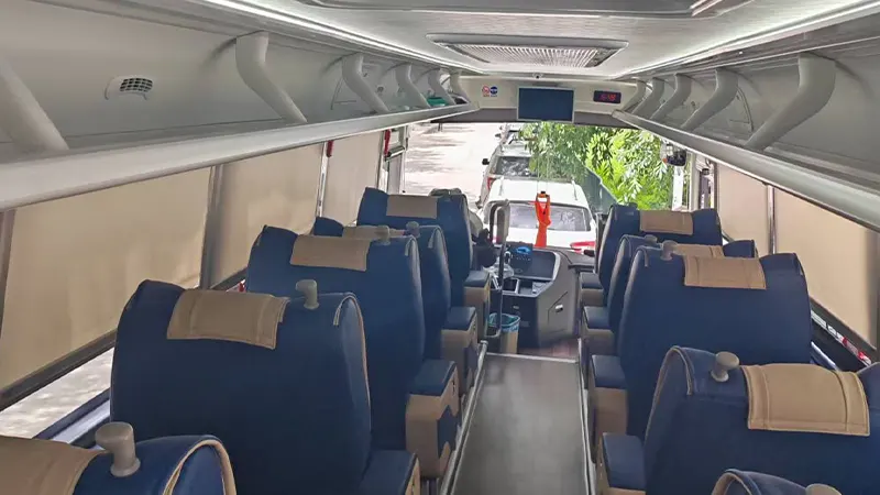 19-Seater Toyota Coaster Interior View