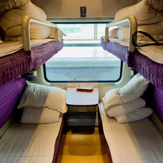 Lanzhou to Lhasa train soft sleeper