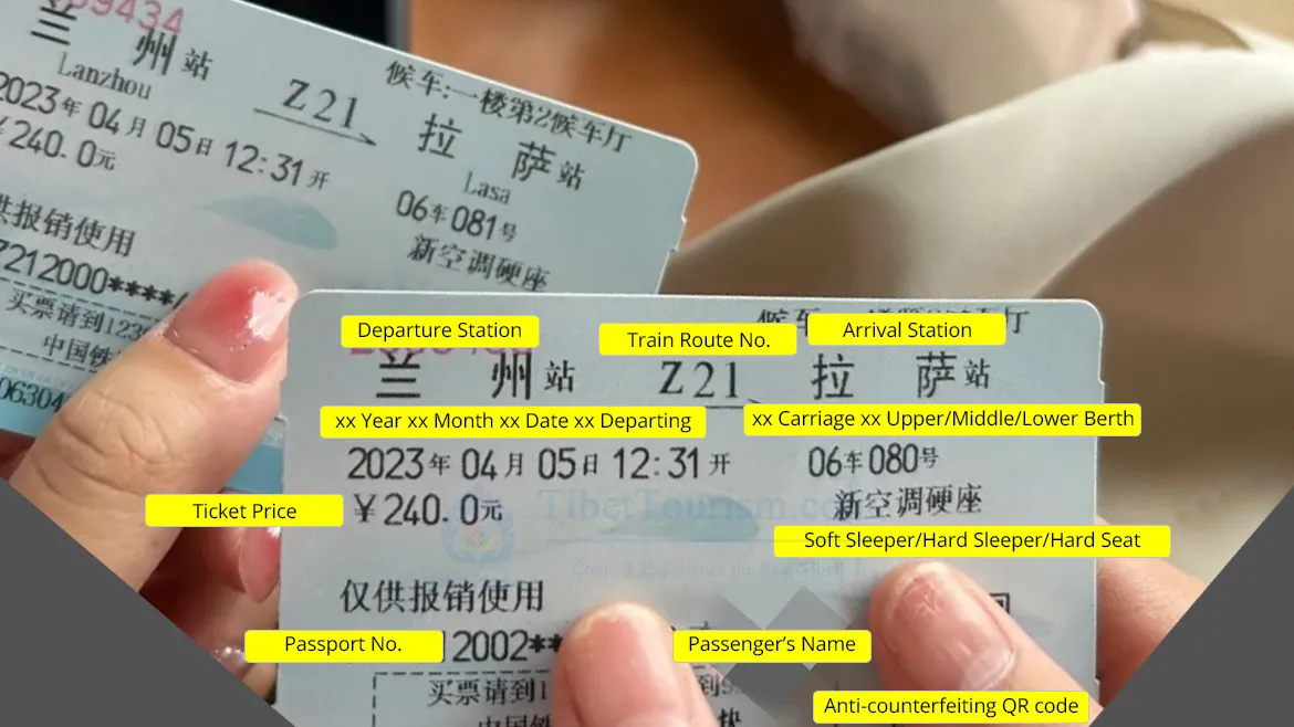 Lanzhou to Lhasa Train Tickets