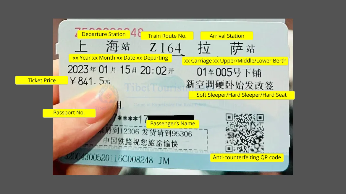 Shanghai to Lhasa Train Tickets