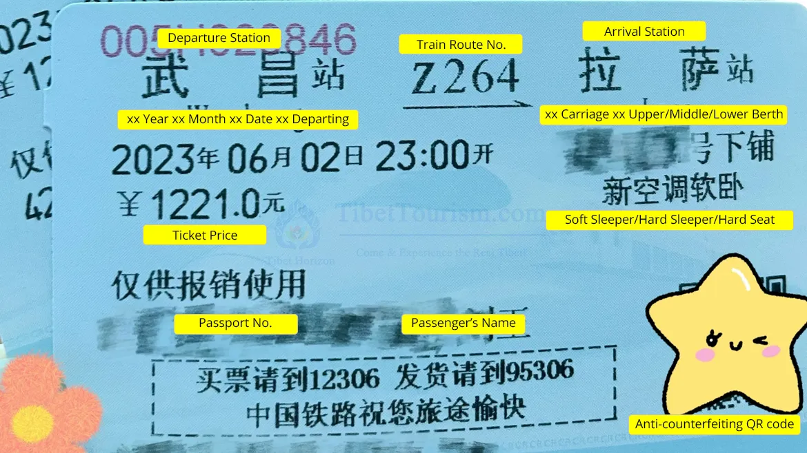 Wuhan to Lhasa Train Tickets