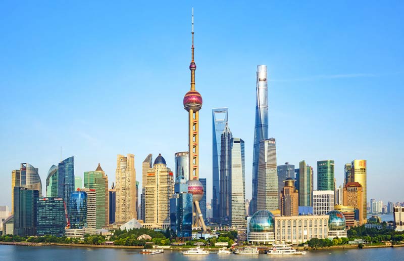the Oriental Pearl Tower