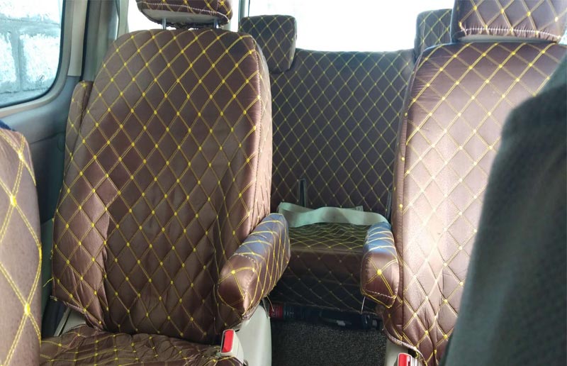 the interior of 7-seater buick business mini van