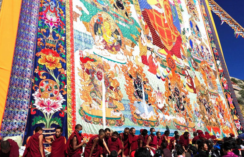 Ganden Thangka Unveiling Festival